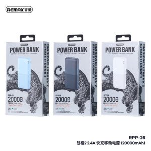 REMAX- RPP 26 Lango 2 Series 20000mAh Fast Charging Power Bank