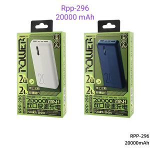 REMAX- RPP 296 20000mah Fast Charging Power Bank