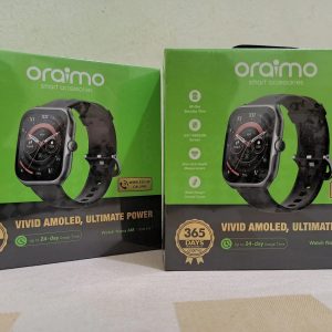 oraimo Watch Nova AM AMOLED Screen Curved Cover Smart Watch