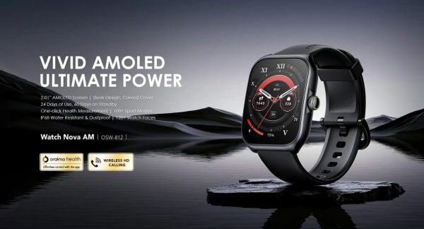 ORAIMO Watch Nova AM AMOLED Screen Curved  Smart Watch: A Perfect Blend of Style and Technology - Image 3